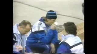 Winter Olympic Games Calgary 1988 - 1000 m ice preparation