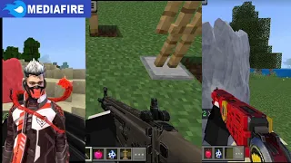 share add-on Free fire weapon mcpe