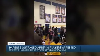 Parents outraged after 10 players arrested and charged after fight at high school game
