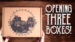 The Witches Moon - Open Three Boxes With Me - Witchy Unboxing - Magical Crafting