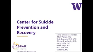 Center for Suicide Prevention and Recovery