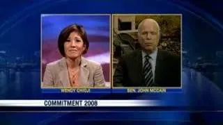 Wendy Chioji Talks To Sen. John McCain