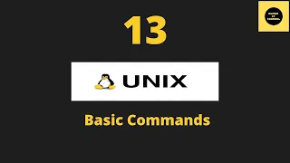 Basic Commands in Unix - Unix Basics Tutorial - Part 13