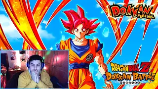 God Goku DFE Summons Dokkan Battle Deutsch