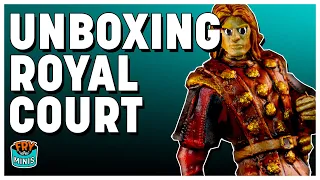 WizKids Deep Cuts Castle: Royal Court Unboxing, Review and Speed Painting