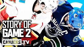 Canucks vs Flames - The Story of Round 1 Game 2