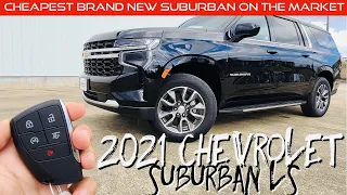 2021 Chevrolet Suburban LS: Start up & Review