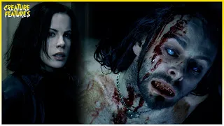 Selene Fights Off Lucian (Michael Sheen) | Underworld | Creature Features