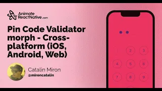 Create A Pincode / Dialpad Animation In React Native From Scratch