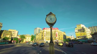 Bucharest Tour in 4K - A sunday afternoon walk