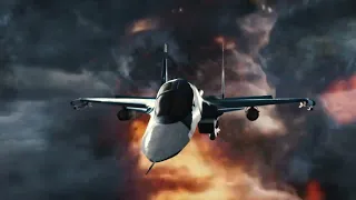 Боевой вылет Су-34 на бомбардировку.