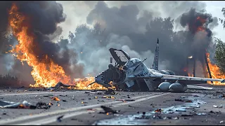 THE BIGGEST AIR BATTLE SINCE WW2! The first 75 Ukrainian F-16s attacked Crimea at the same time!