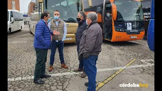 El transporte discrecional protesta por su penosa situación económica y laboral