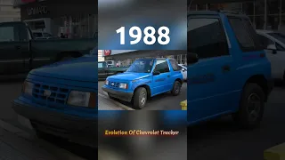 Evolution Of Chevrolet Tracker (1988~2023) #viral #trending #shortsfeed #shortsvideo #shortviral