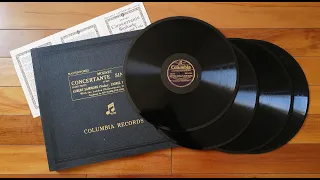 Mozart Concertante Sinfonie Sammons Tertis LPO Harty 1933 Columbia