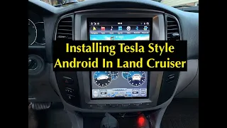 2003-2007 Lexus LX470 | Toyota Land Cruiser 100 Series | Tesla Style Android Stereo Installation