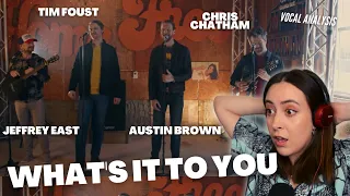 TIM FOUST AUSTIN BROWN & friends Whats It To You | Vocal Coach Reacts(&Analysis) Jennifer Glatzhofer