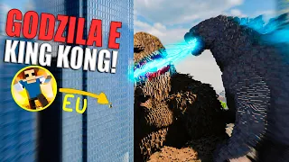 KING KONG e GODZILLA juntos destruindo Los Santos no Teardown com Mods