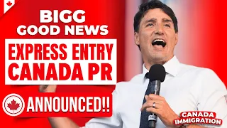 BIGG GOOD NEWS : First Express Entry Draw For CANADA PR 😍 | Immigration Canada | IRCC