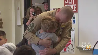 Marine Dad Overseas For 10 Months Surprises 3 Sons At Their North Texas Schools: 'They've All Gotten