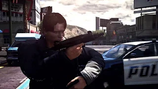 GTA 5 -- Terminator visits Broadway