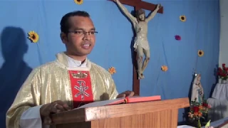 5th Easter Sunday - 2020 - Holy Mass in Santali - Pastoral Centre, Guhiajori, Dumka - By XCC-Dumka