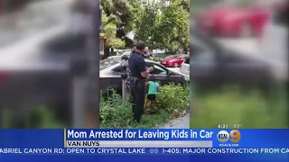 Mother Arrested After 2 Young Daughters Found Locked In Hot Car In Van Nuys