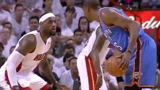 Kevin Durant Exposes LeBron's Overrated Defense - 2012 NBA Finals