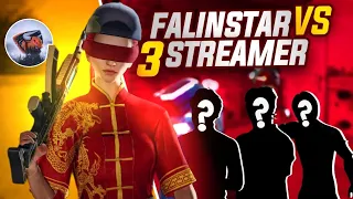 3 Streamers Shocked by Falinstar Skills | PUBG MOBILE | FalinStar Gaming