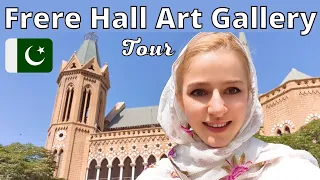 FRERE HALL Art Gallery Full Tour, Pakistan vlog - Pakistan, Karachi