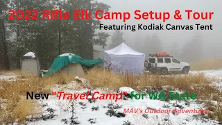 2022 Elk Hunt Camp Tour, featuring Kodiak Canvas Tent #elkcamp