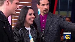 Backstreet Boys help a man propose to his girlfriend on GMA