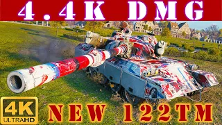 ✔️ 122 TM WoT ◼️ 4.4K Damage • THE LUNAR CHALLENGE ◼️ WoT Replays gameplay