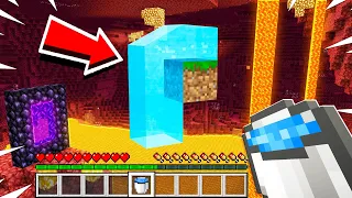 HOW I FLOODED THE NETHER IN MINECRAFT...