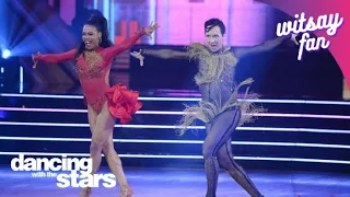 Johnny Weir and Britt Stewart Salsa (Week 6) | Dancing With The Stars