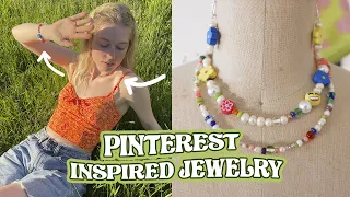 EASY DIY Pinterest inspired jewelry of your dreams ✨ Chunky beaded necklaces, bracelets & earrings