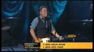 Springsteen - Land Of Hope And Dreams From Hurricane Sandy Benefit.