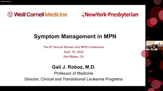 Women & MPN San Mateo 2022 - Gail Roboz, MD