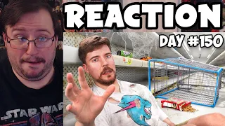 Gor's "$10,000 Every Day You Survive In A Grocery Store by MrBeast" REACTION