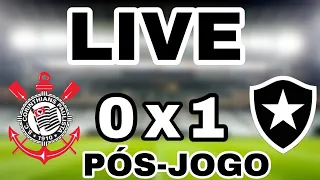 CORINTHIANS 0 X 1 BOTAFOGO AO VIVO | BRASILEIRÃO 2024 ⭐