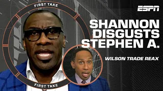 Stephen A. is DISGUSTED with Shannon Sharpe about the Russell Wilson-Steelers move 🙄 | First Take