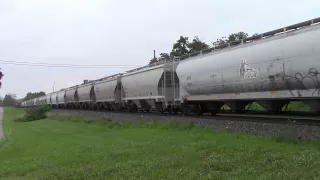 NS westbound freight near Enon Valley, PA