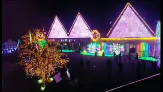 Dancing illumination In Tokyo German Village | 東京ドイツ村の踊るイルミネーション | Japan Illumination