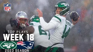 New York Jets Top Plays vs. New England Patriots | 2023 Regular Season Week 18