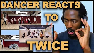 DANCER REACTS TO TWICE "Dance The Night Away" Dance|  트와이스 TT Dance | TWICE "I CAN'T STOP ME" Dance