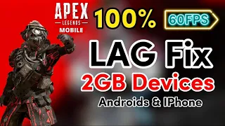 How To Fix Lag In 2GB Ram Low End Devices In Apex Legends Mobile | Fix FPS In Androids & IPhone