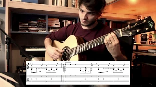 Hallelujah (Tab+Music sheet) easy fingerstyle arrangement