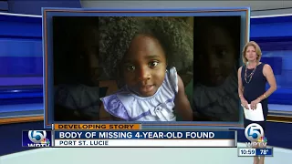 Family members thank community after missing child's body recovered from Port St. Lucie pond