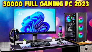 Rs 30000- FULL Setup Gaming PC for Budget Gamers ! With All New Parts 2023