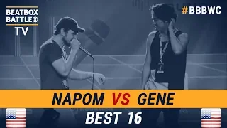 NaPoM vs Gene - Best 16 - 5th Beatbox Battle World Championship